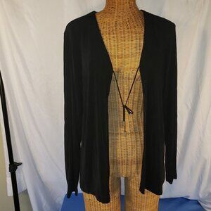 Ladies CHICO'S TRAVELERS Open Front Cardigan w/Tie Closure - 1